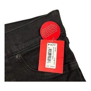 NWT Spanx Distressed‎ Ankle Skinny Denim Leggings Vintage Black Size XS